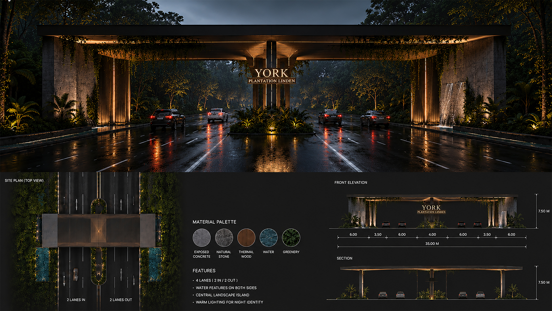 York Plantation Town Development view 1