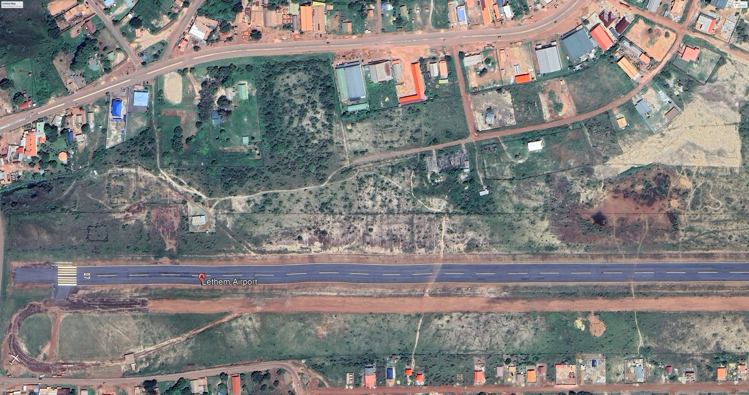 Lethem International Airport diagram 1